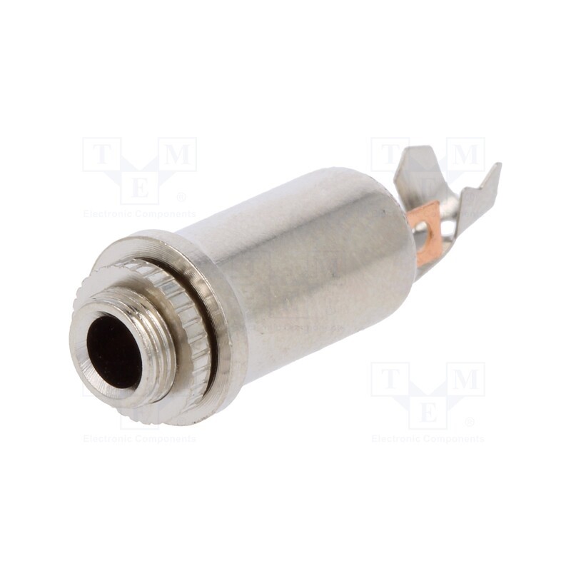 10 pcs : - Socket, Jack 3,5mm, female, stereo, ways: 3, straight