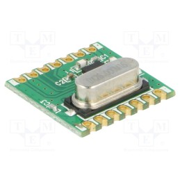 10 pcs : RFM219SW-868S1 - Module: RF, FM receiver, FSK,GFSK,OOK, 868MHz, 4-wire SPI, SMD