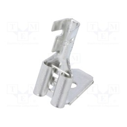 50 pcs : ST-025/2 - Terminal: flat, 6.3mm, 0.8mm, female/male, 0.5÷1mm2, crimped, brass