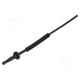 10 pcs : FMB-1 - Fastener for fans and protections, Ømount.hole: 4.5mm, black