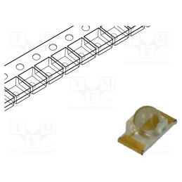 10 pcs : KPTD-3216ZGC - LED, SMD, 3216, green, 1900÷3500mcd, 3.2x1.6x1.8mm, 35°, 3.3÷4.1V