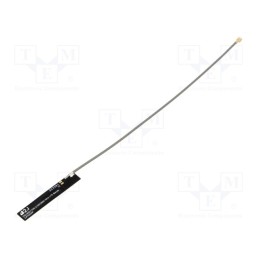 10 pcs : 2JF0224P-015MC137-UFL_ TRALO - Antenna, 2G,3G,4G,GSM,LTE, 0.1dBi,1.4dBi,1.8dBi, 40x7x0.15mm