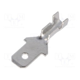 50 pcs : ST-033/2 - Terminal: flat, 4.8mm, 0.5mm, male, 0.5÷1mm2, crimped, for cable