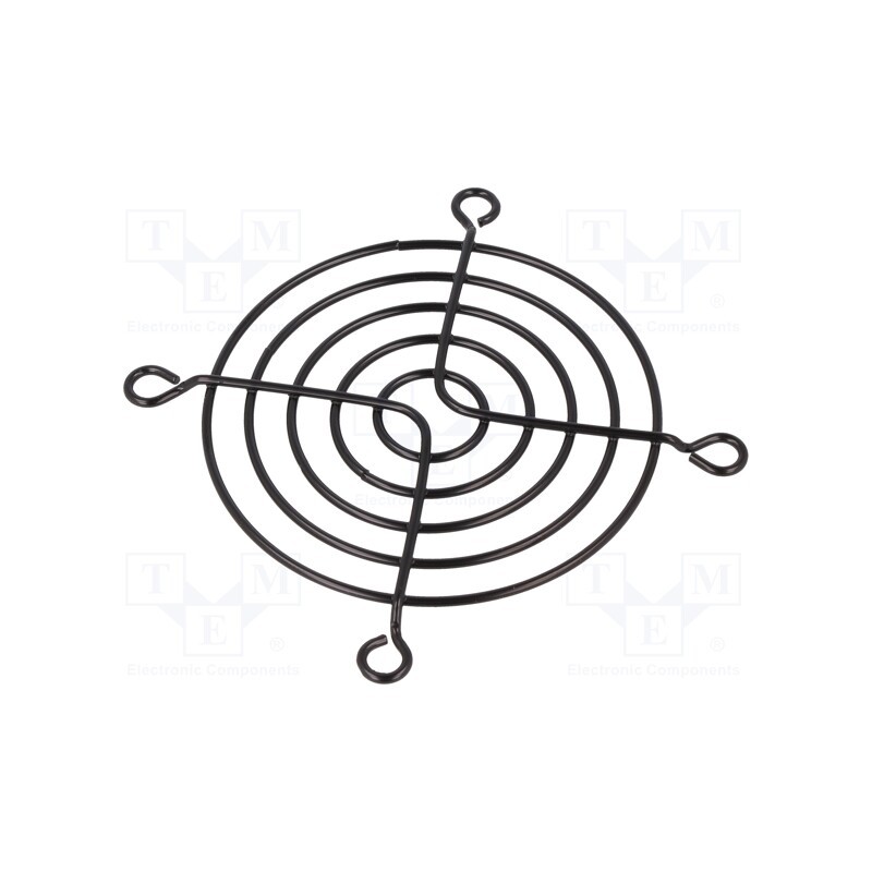 10 pcs : - Guard, metal, 70x70mm, screw, black