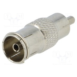 10 pcs : - Adapter, coaxial 9.5mm socket,RCA plug