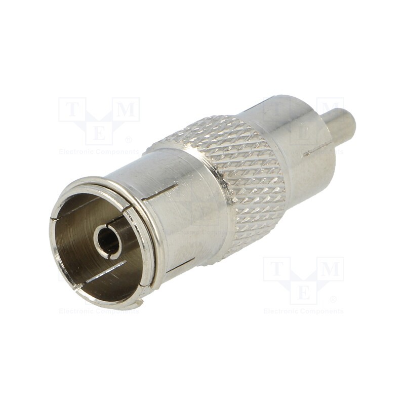 10 pcs : - Adapter, coaxial 9.5mm socket,RCA plug