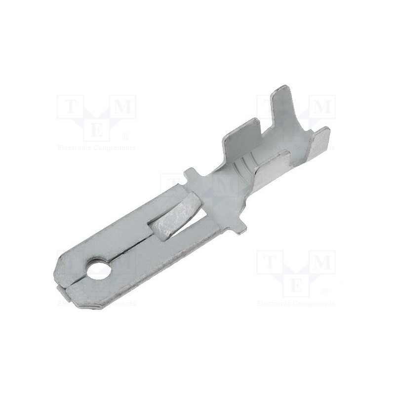 50 pcs : ST-035/Z2 - Terminal: flat, 6.3mm, 0.8mm, male, 2÷3.5mm2, crimped, for cable