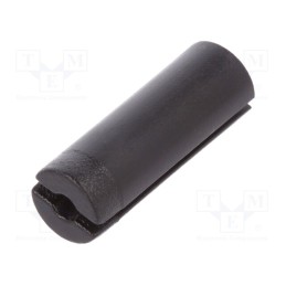 50 pcs : OSB603P-17 - Spacer sleeve, LED, ØLED: 5mm, L: 17mm, black, UL94V-2