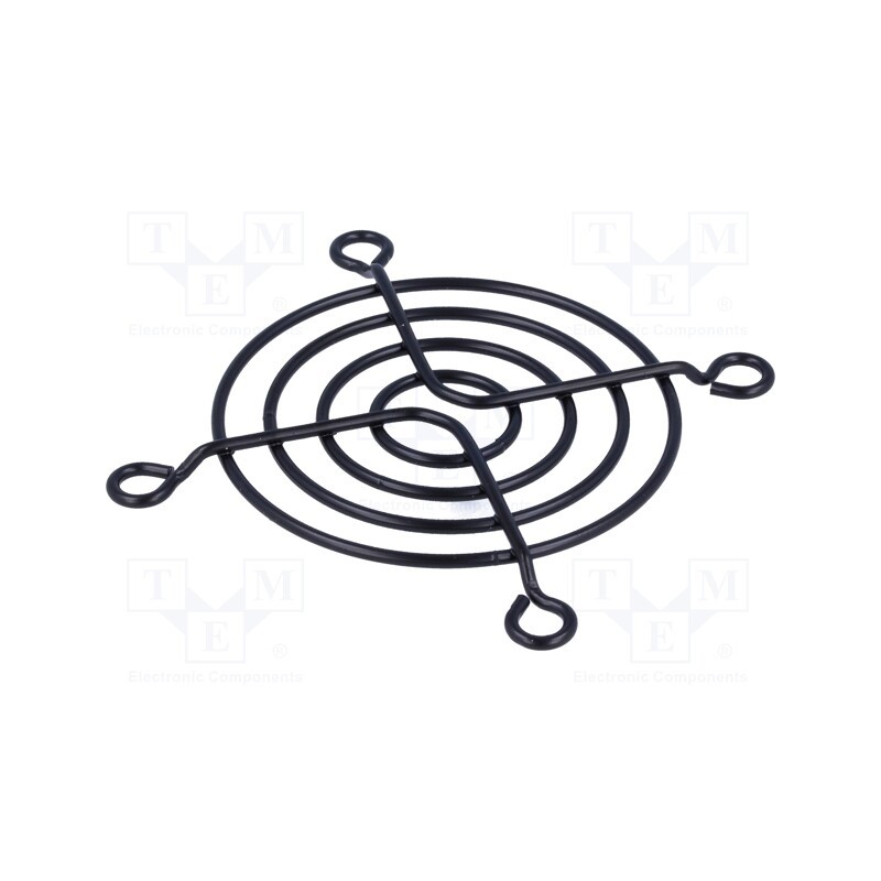 10 pcs : - Guard, metal, 60x60mm, screw, black