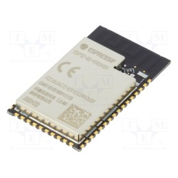 10 pcs : ESP32-S2-WROVER-N4R2 - Module: IoT, WiFi, PCB, SMD, 18x31x3.3mm, 2.412÷2.484GHz, Cores: 1