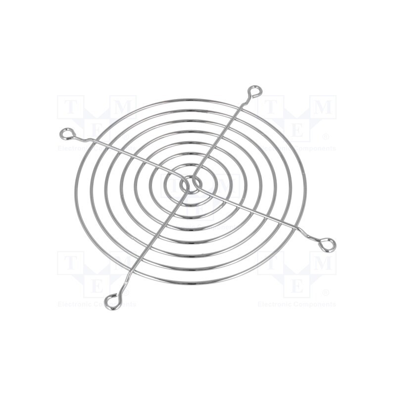 10 pcs : - Guard, metal, 120x120mm, screw, Ø4.6mm