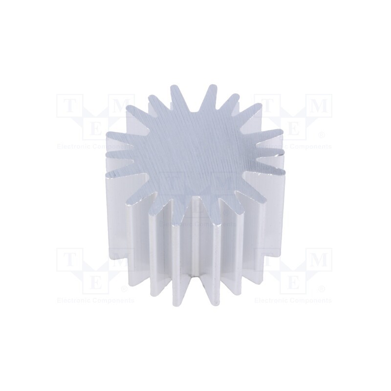 10 pcs : SK58515AL - Heatsink, LED, Ø: 20mm, H: 15mm