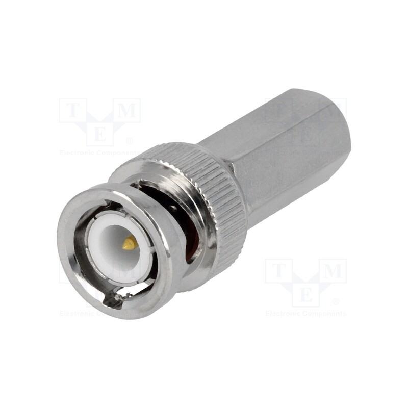 10 pcs : - Plug, BNC, male, straight, BT2003,PSF1/8M,RG304,RG6,URM68, 6.5mm