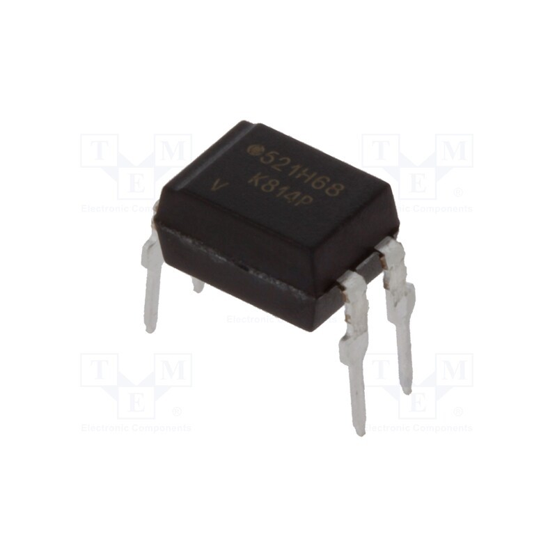 10 pcs : K814P - Optocoupler, THT, Ch: 1, OUT: transistor, Uinsul: 5kV, Uce: 70V, DIP4