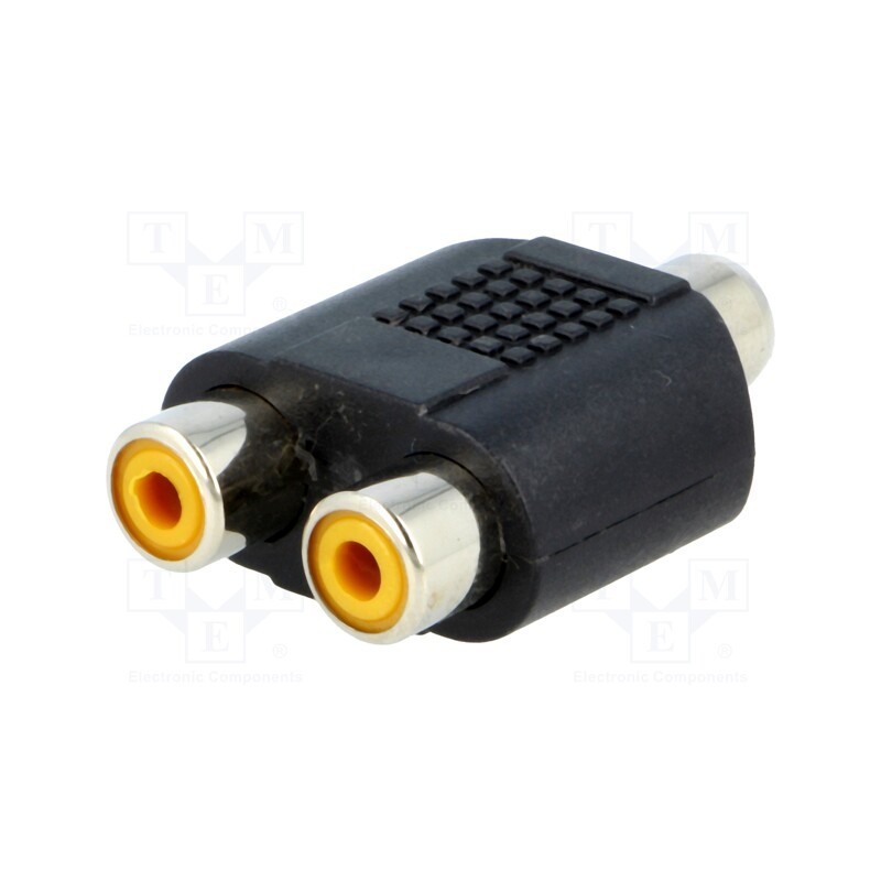 10 pcs : - T adapter, RCA socket,RCA socket x2, mono