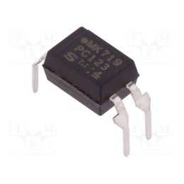 10 pcs : PC123X2YFZ1B - Optocoupler, THT, Ch: 1, OUT: transistor, Uinsul: 5kV, Uce: 80V, DIP4