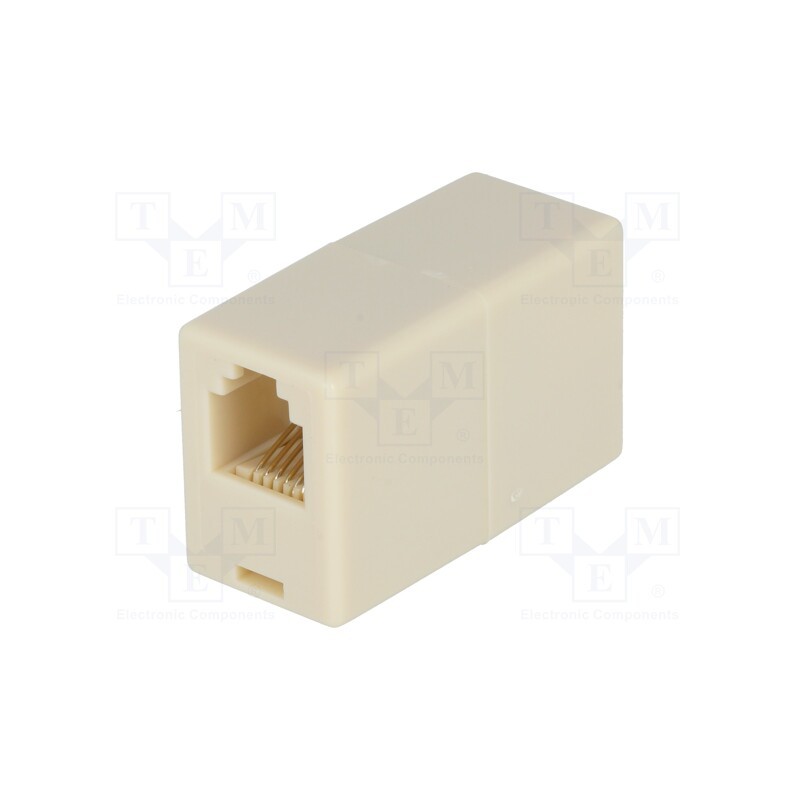 10 pcs : - Coupler, Layout: 6p6c, RJ12 socket,both sides