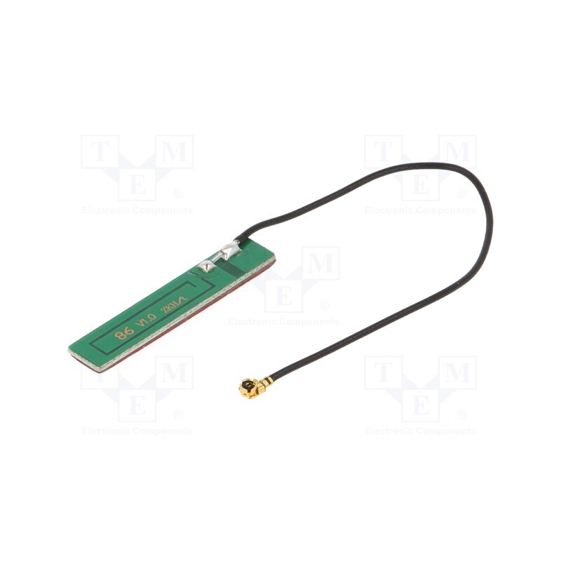 10 pcs : GSM-ANT086 - Antenna, GSM, 0dBi, linear, for ribbon cable, 50Ω, 37x7x1mm