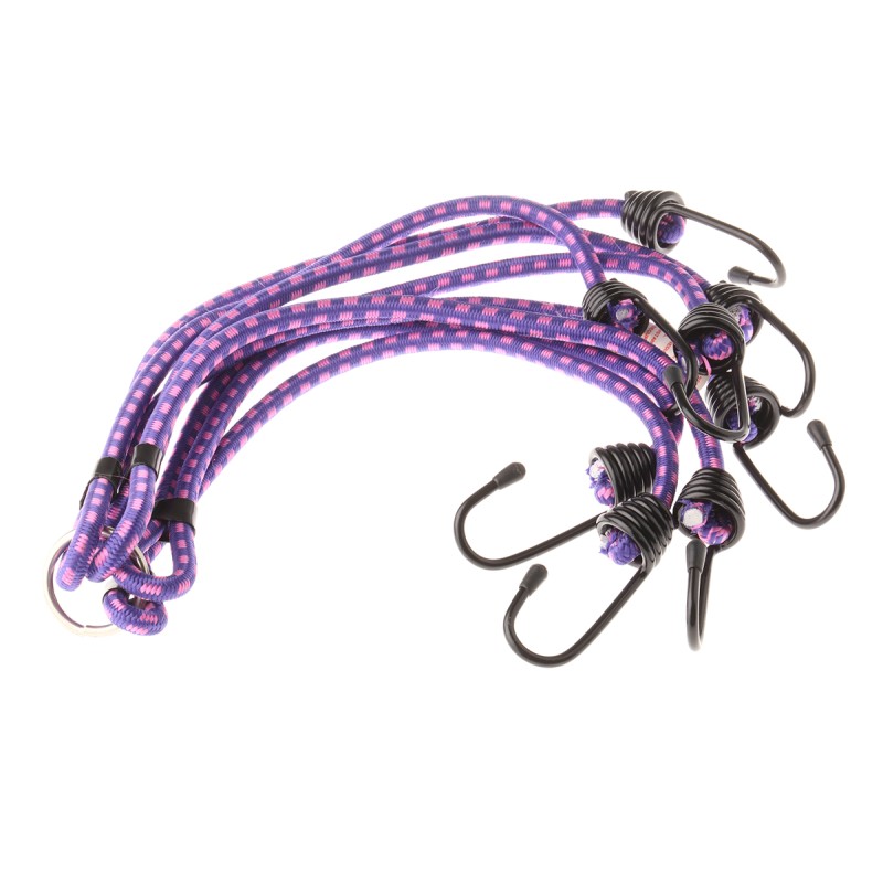 1 pcs - RS PRO 8 Hooks Bungee Cord, 800mm Long, 8 mm Diameter