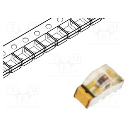 20 pcs : HSMC-C120 - LED, SMD, 0604, red, 28.5÷90mcd, 1.6x1x0.6mm, 155°, 1.9÷2.4V, 20mA