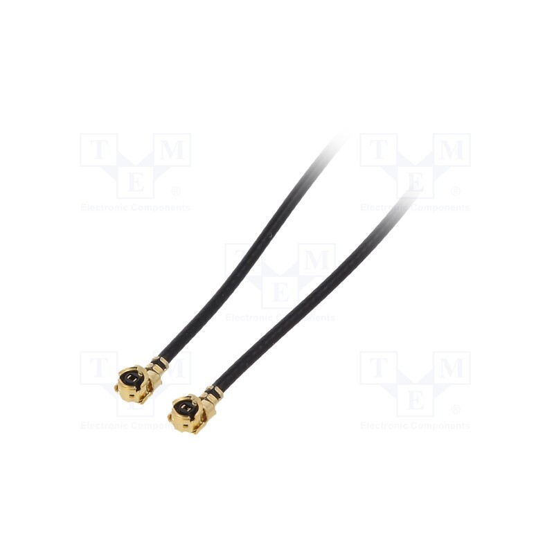 10 pcs : UFL/UFL-100 - Cable-adapter, I-PEX (u.FL), -40÷85°C, 100mm