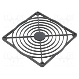 10 pcs : 09120-G - Guard, plastic, 105x105mm, Body dim: 115x115x6.6mm, Ø4.57mm