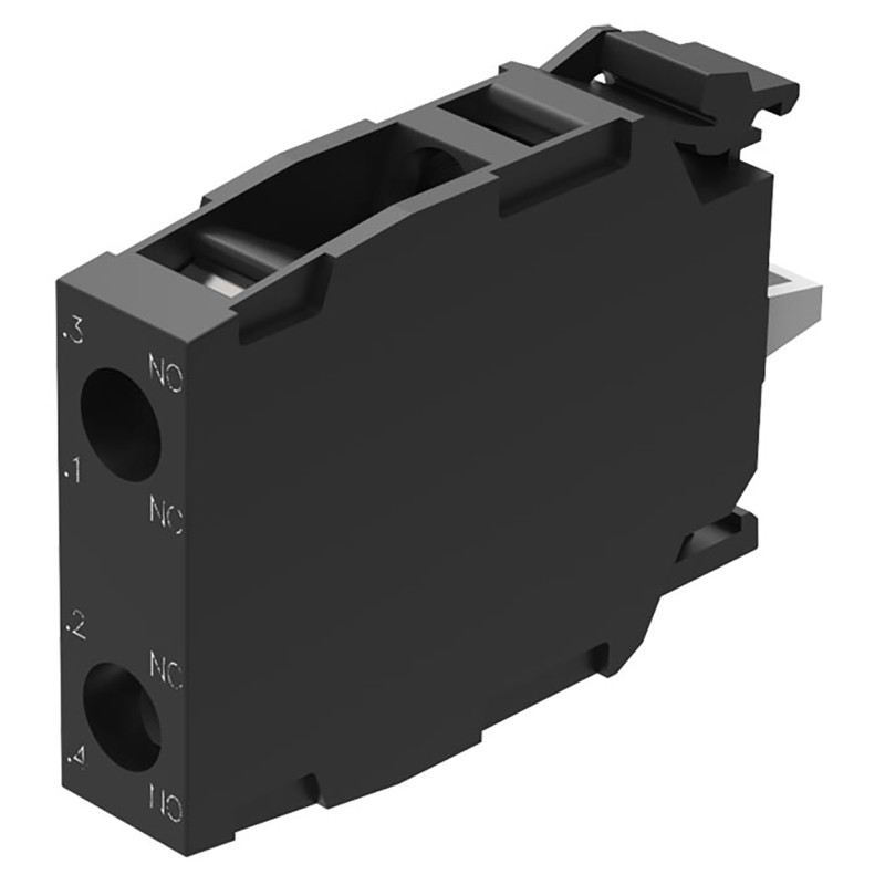 1 pcs - EAO Series 45 Contact Block - SPDT 5 - 500 V
