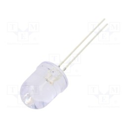 10 pcs : OS5OGSA131A - LED, 10mm, orange, blinking, 12000÷14400mcd, 30°, 3÷5V, 20mA