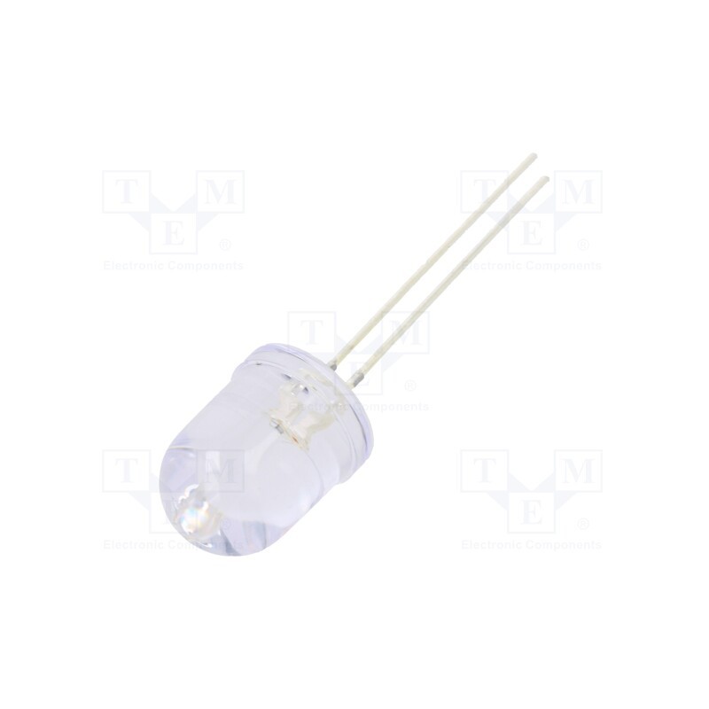 10 pcs : OS5OGSA131A - LED, 10mm, orange, blinking, 12000÷14400mcd, 30°, 3÷5V, 20mA