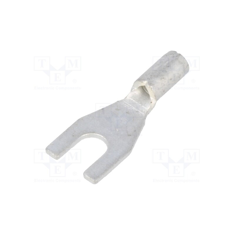 50 pcs : ST-0902/1 - Tip: fork, M2, 0.1÷0.5mm2, crimped, for cable, non-insulated