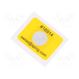 10 pcs : CDJ-121 - Temperature indicator, 121°C, °C, 19x25mm, Jumbo-CelsiDot