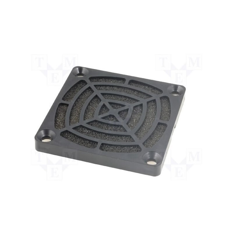 10 pcs : - Guard, plastic, 60x60mm, snap fastener,screw, with filter, 45ppi