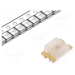 10 pcs : HSMZ-C170 - LED, SMD, 0805, red, 45÷165mcd, 2x1.25x0.8mm, 170°, 2.2÷2.6V, 20mA