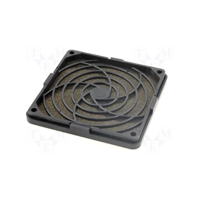 10 pcs : - Guard, plastic, 92x92mm, snap fastener,screw, with filter, 45ppi