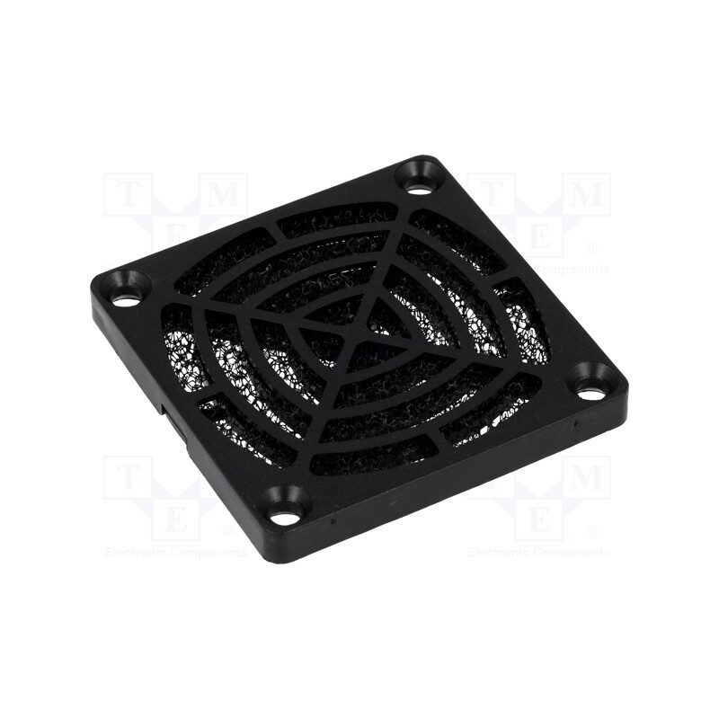 10 pcs : - Guard, plastic, 60x60mm, snap fastener,screw, with filter, 30ppi