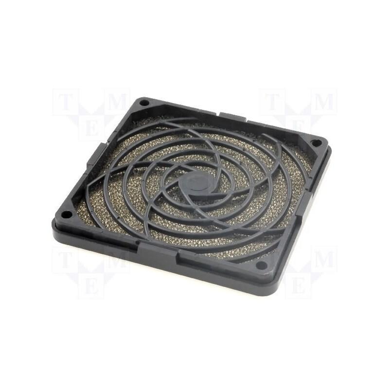 10 pcs : - Guard, plastic, 92x92mm, snap fastener,screw, with filter, 30ppi