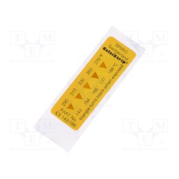 10 pcs : CS-143/188 - Temperature indicator, 143°C,154°C,166°C,177°C,188°C, °C,°F