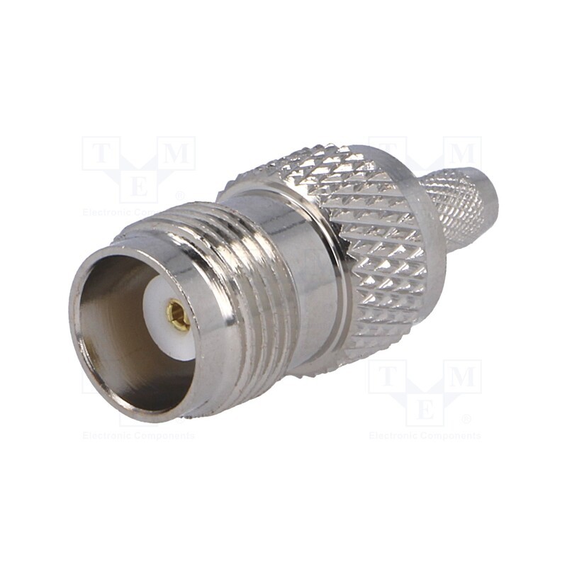 10 pcs : - Plug, TNC, female, straight, RG58, crimped, for cable