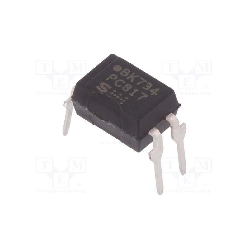 10 pcs : PC817X2NSZ1B - Optocoupler, THT, Ch: 1, OUT: transistor, Uinsul: 5kV, Uce: 80V, DIP4