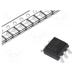 10 pcs : MOC3052S-TA1 - Optotriac, 5kV, Uout: 600V, without zero voltage crossing driver