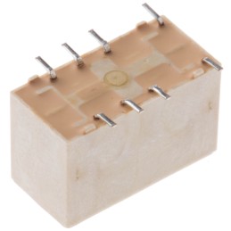 1 pcs - TE Connectivity PCB Mount Signal Relay, 12V dc Coil, 2A Switching Current, DPDT