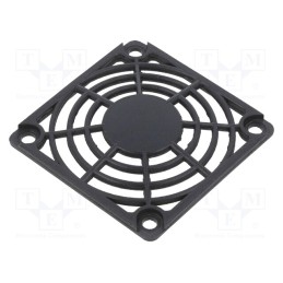 10 pcs : 09252-G - Guard, plastic, 60x60mm, Body dim: 60x60x7mm, Holes pitch: 50x50mm