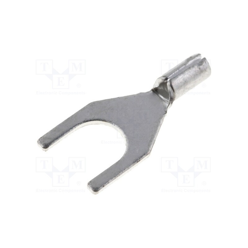 50 pcs : ST-095/1 - Tip: fork, M4, 0.1÷0.5mm2, crimped, for cable, non-insulated