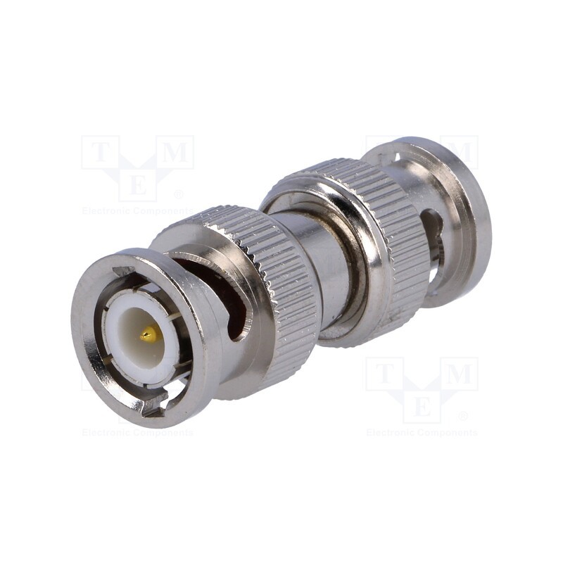 10 pcs : - Coupler, BNC plug,both sides, straight