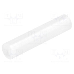 50 pcs : FIX-LED-23 - Spacer sleeve, LED, Øout: 5mm, ØLED: 5mm, L: 23mm, natural, UL94V-2