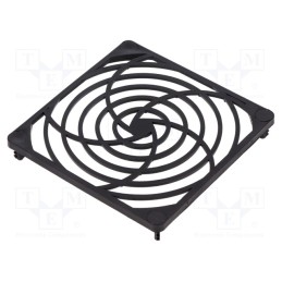 10 pcs : FGPT-92 - Guard, plastic, 92x92mm, snap fastener, A: 92mm, B: 15mm, C: 2.6mm