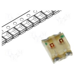 20 pcs : KPTB-1612ESGC - LED, SMD, 0605, red/green, 1.6x1.25x0.65mm, 120°, 2÷2.5V, 20mA