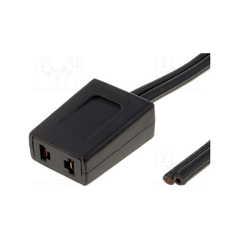 10 pcs : A2-10.GN - Wire: for fan supplying, Plug: straight, 1m
