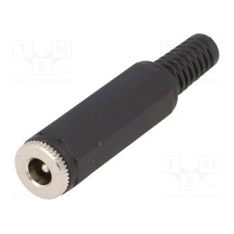 10 pcs : - Plug, DC supply, male, 5.5/2.1mm, 5.5mm, 2.1mm, straight