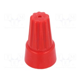 50 pcs : ST-130/R - Quick splice, 22AWG÷8AWG, screwed, red, max.105°C, quick splice